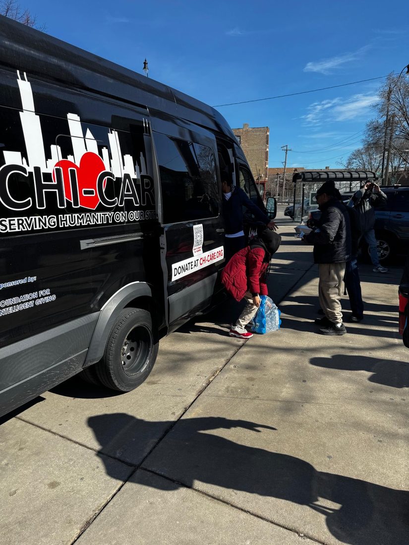 CHI-CARE food distribution volunteering